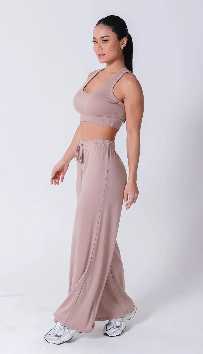 Calça Wide Leg Comfy